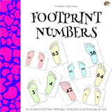 Footprint 1 to 100 Numbers Game