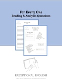 For Every One by Jason Reynolds Reading & Analysis Handouts