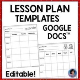 For Google Classroom™ Distance Learning: Lesson Plan Templ