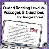 For Google Classroom Distance Learning: Reading Comprehens
