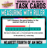 For Google Slides: Digital Task Cards on Measuring w/Ruler