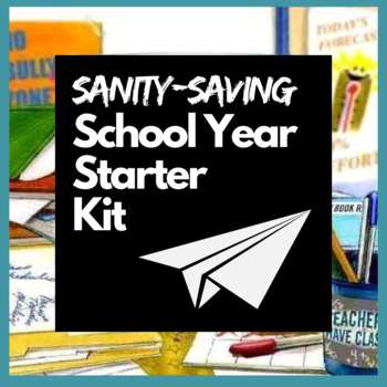 Preview of For New Teachers on Information Overload: Sanity-Saving School Year Starter Kit