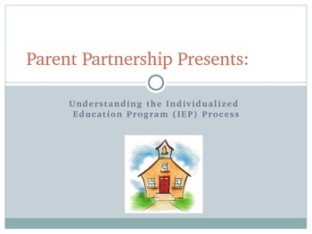 Preview of For Parents: Understanding the IEP Process