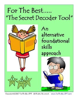Preview of For The Best Secret Decoder Tool Alternative Foundational Skills Approach