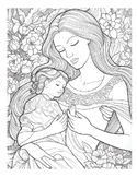 For the Love of Mom: A Heartwarming Mother's Day Coloring 