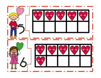 For the Love of Tens Frames by Mrs Harrisons Sweet Nuggets | TPT