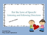 For the love of Speech! Freebie