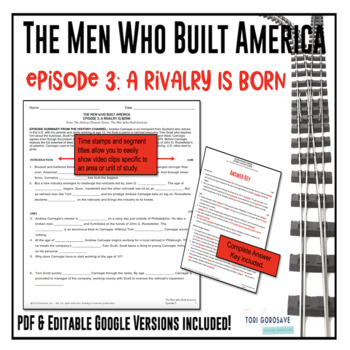 For use with The Men Who Built America - Episode 3: A Rivalry is Born | DIGITAL
