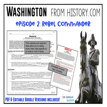 Preview of Washington [HISTORY.com] Episode 2: Rebel Commander | DIGITAL & PRINT