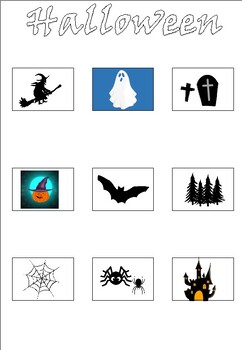 Preview of For vocabulary | kleine Symbole fürs Vokabelheft "Halloween" German | Deutsch