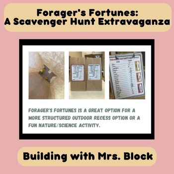 Preview of Foragers Fortunes: Nature Science Scavenger Hunt