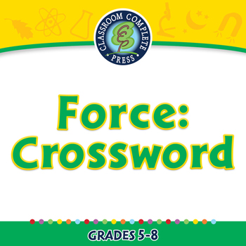 Preview of Force: Crossword - NOTEBOOK Gr. 5-8