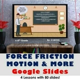 Force Friction Motion and More Google Slide Presentation