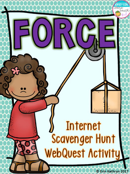 Preview of Force Internet Scavenger Hunt WebQuest Activity