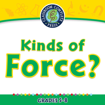 Preview of Force: Kinds of Force - NOTEBOOK Gr. 5-8