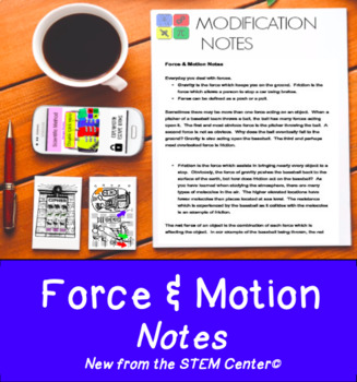 Preview of Force & Motion