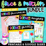 Force and Motion Bundle 1st & 2nd Grade Science Magnets, G