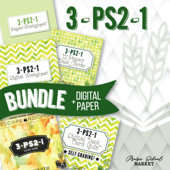 Preview of Force & Motion Bundle ⭐ 3-PS2-1 ⭐ Digital + Paper
