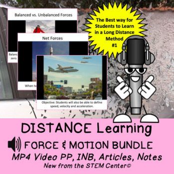 Preview of Force & Motion Distance Learning Bundle