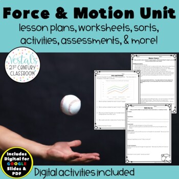 Preview of Force, Motion, & Energy Unit {Digital & PDF Included}