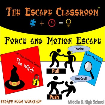 Preview of Force & Motion Escape Room | The Escape Classroom