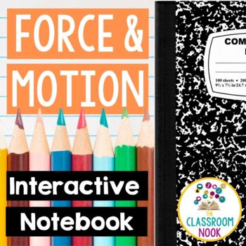 Preview of Force & Motion Interactive Notebook -  Laws of Motion, Gravity/Friction, & MORE!