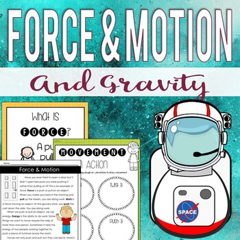 Preview of Force & Motion and Gravity: Simple Demonstrations, Reading Passages & More!