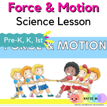 Preview of Force & Motion Science Lesson - Google Slides & Nearpod Ready - Editable