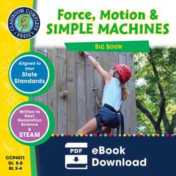 Preview of Force, Motion & Simple Machines - BIG BOOK Gr. 5-8
