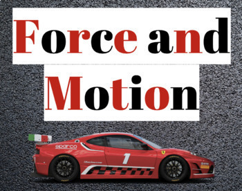 Preview of Force & Motion Slideshow (South Carolina 5th Grade Science)- EDITABLE