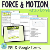 Force & Motion Unit Test