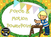 Force, Motion, Velocity, Friction, and Gravity PowerPoint 