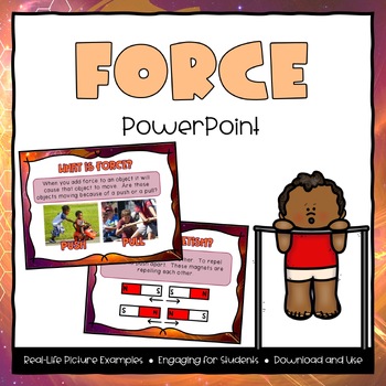 Preview of Force Powerpoint - Second Grade