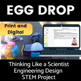 Force and Motion STEM project Egg Drop Challenge Engineeri