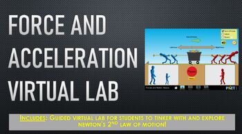 Preview of Force and Acceleration Virtual Lab