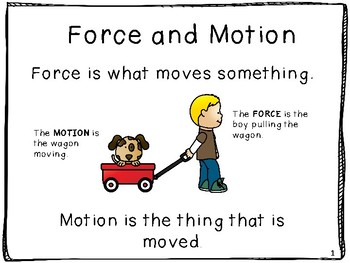 Force and Motion - 2nd Grade Science by MillieBee | TpT