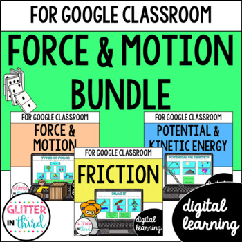 Preview of Force and Motion Activities BUNDLE for Google Classroom