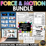 Force and Motion Activities Bundle Lesson Plans Posters Ga