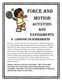 Force and Motion Activities and Experiments - A Lapbook or