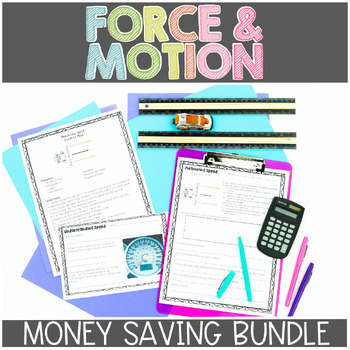 Preview of Force and Motion Activities | Lessons | BUNDLE