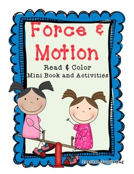 Preview of Force and Motion Book & Activities (Distance Learning Option)