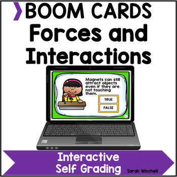 Preview of Push and Pull Boom™ Cards Balanced and Unbalanced Forces 3rd Grade Science Game