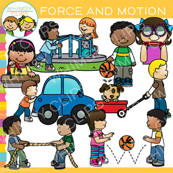 Preview of Force and Motion Clip Art