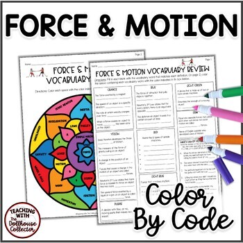 force and motion coloring pages