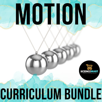 Preview of Laws of Motion Digital Curriculum Bundle - Middle School Physical Science Unit