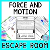 Force and Motion ESCAPE ROOM Activity