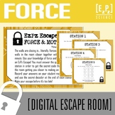 Force and Motion Escape Room Activity | Science Review Game