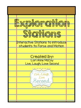 Preview of Force and Motion Exploration Stations