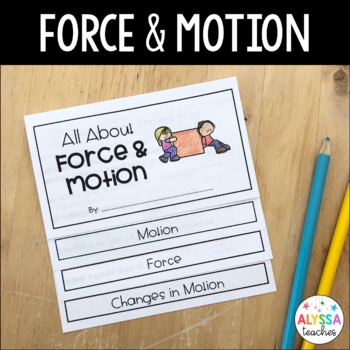 Preview of Force and Motion Flip Book | SOL 5.3