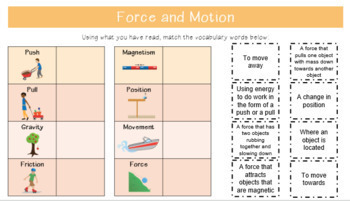 Force and Motion Google Classroom Distance Learning by The Teaching Chick